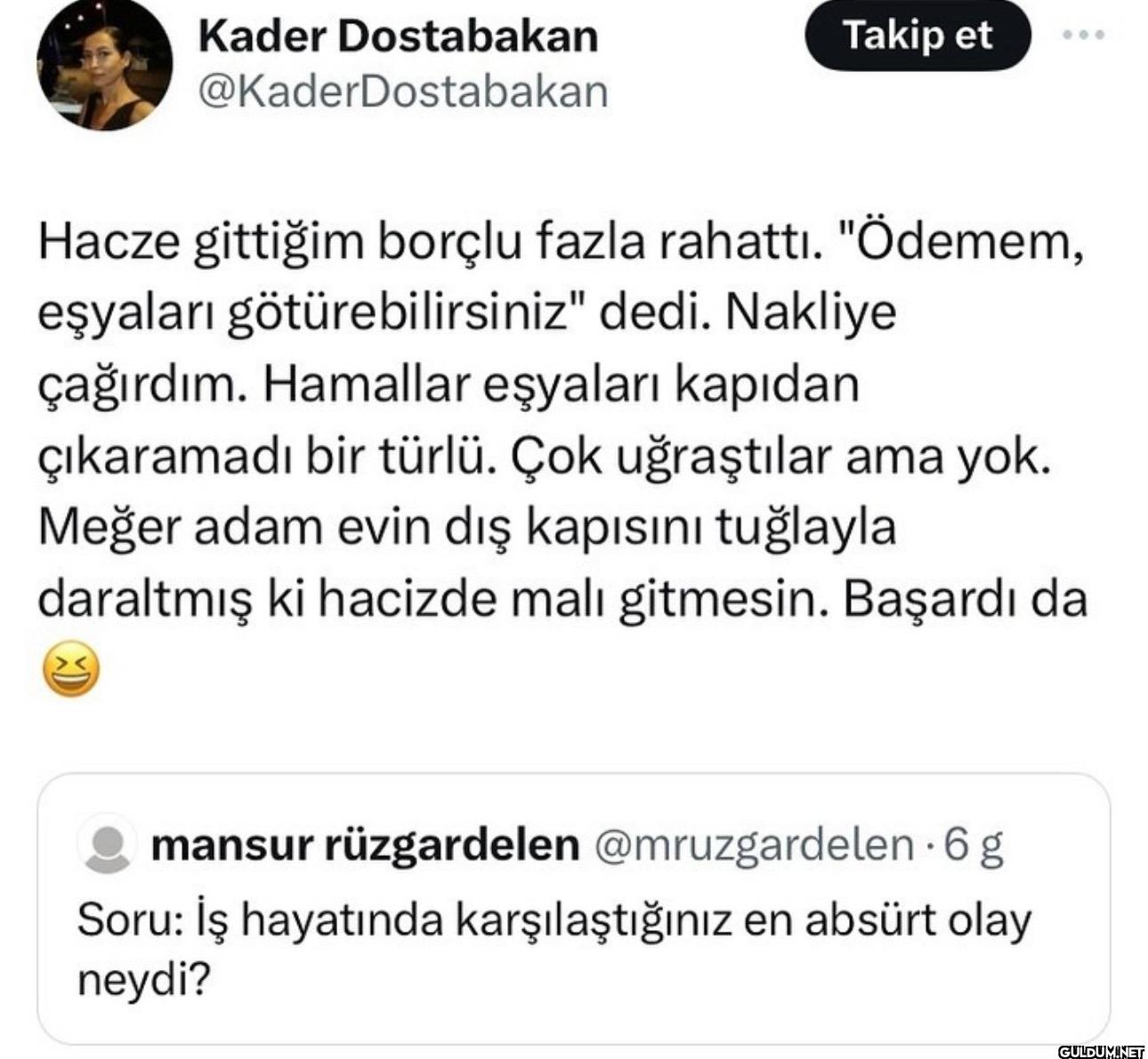 Takip et Hacze gittiğim...