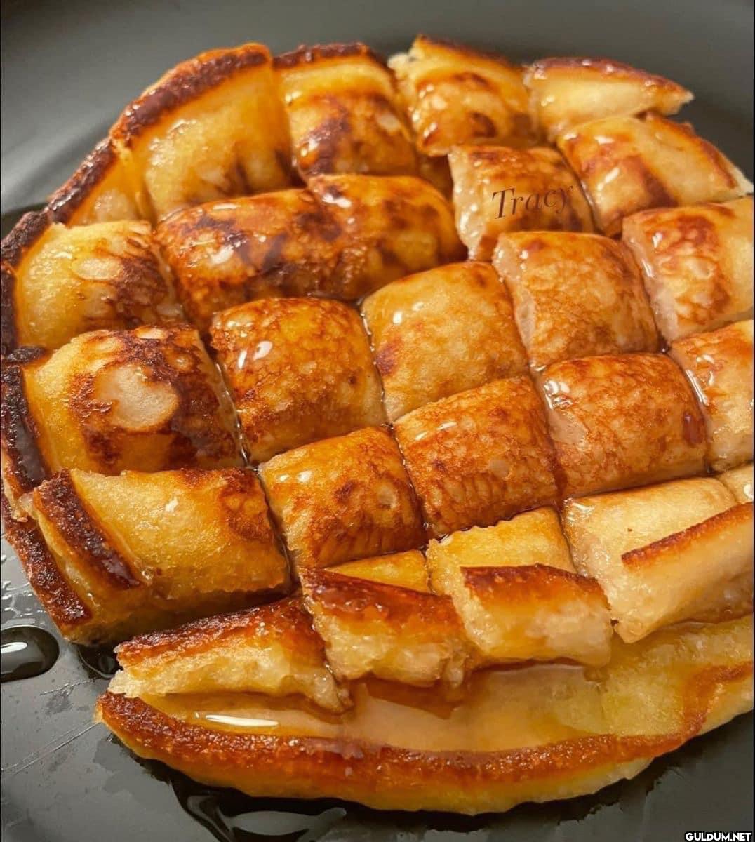 Pancakes with crispy edges...