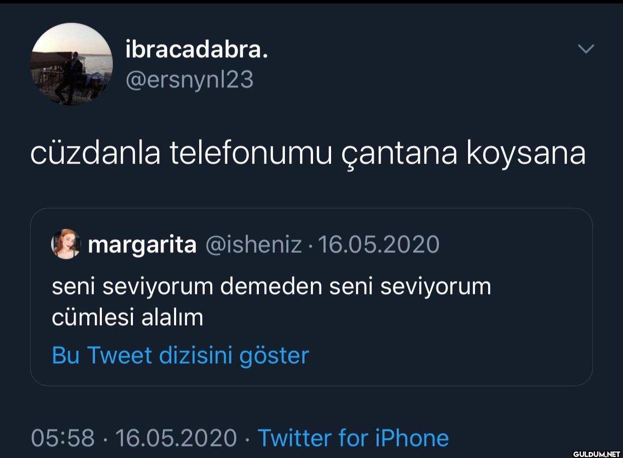 cüzdanla telefonumu...