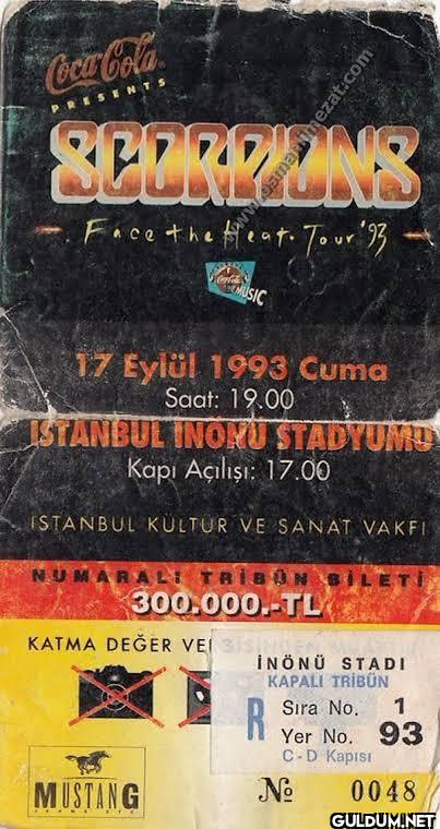 Scorpions konserine ait...