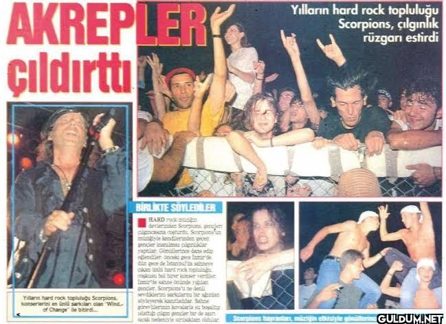 Scorpions konserine ait...