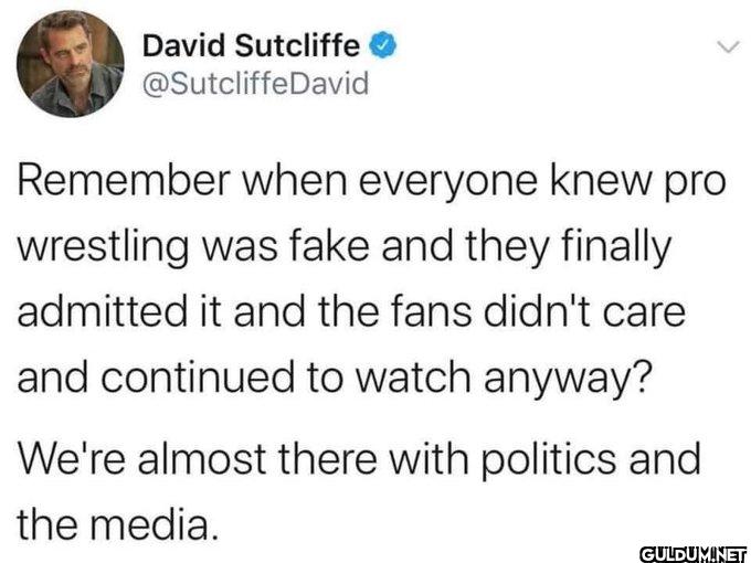 Remember when everyone...
