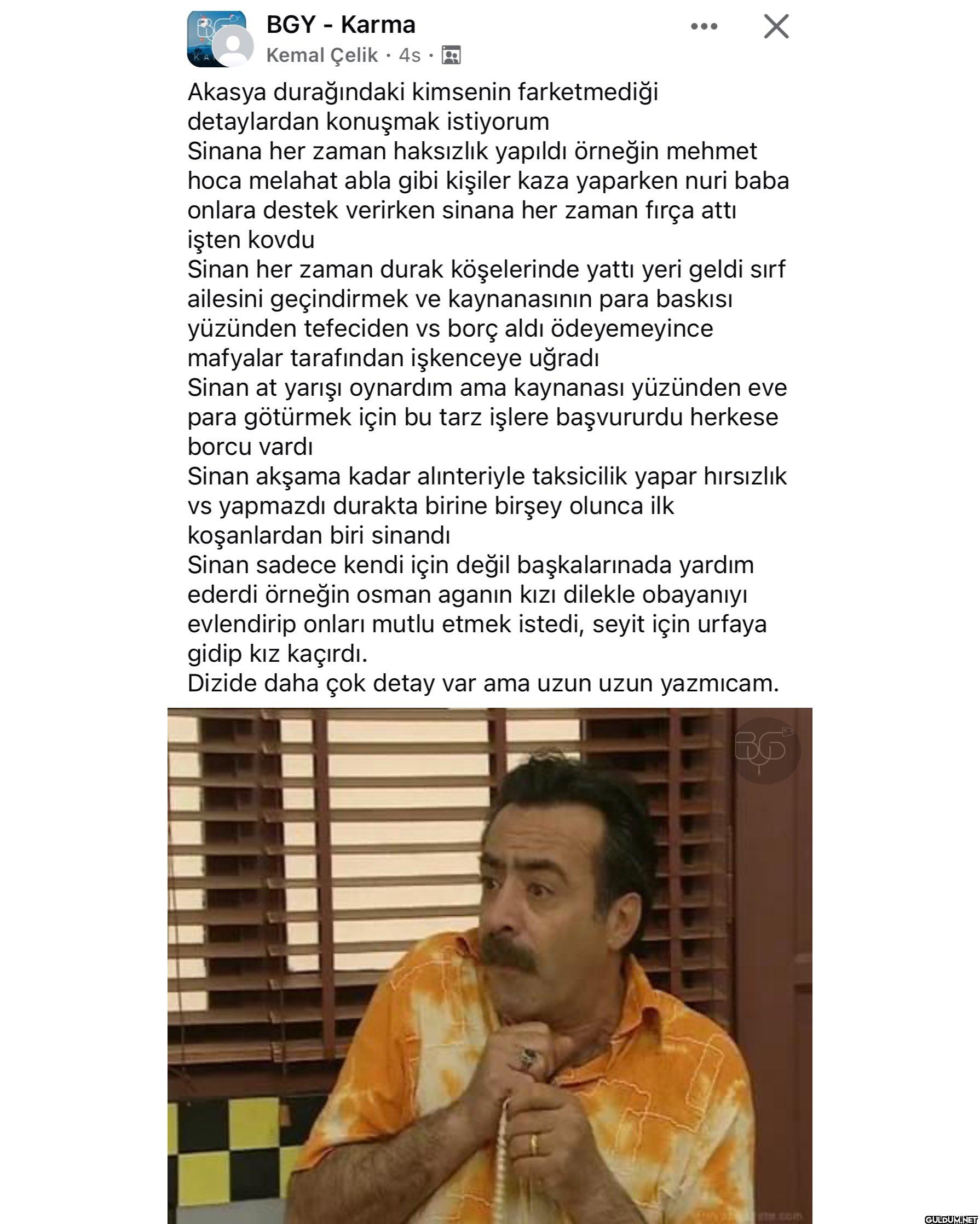 Akasya Durağı’nda Sinan’ın...