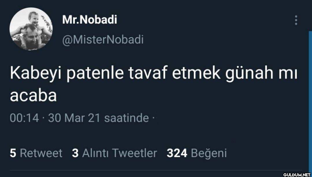 Kabeyi patenle tavaf etmek...