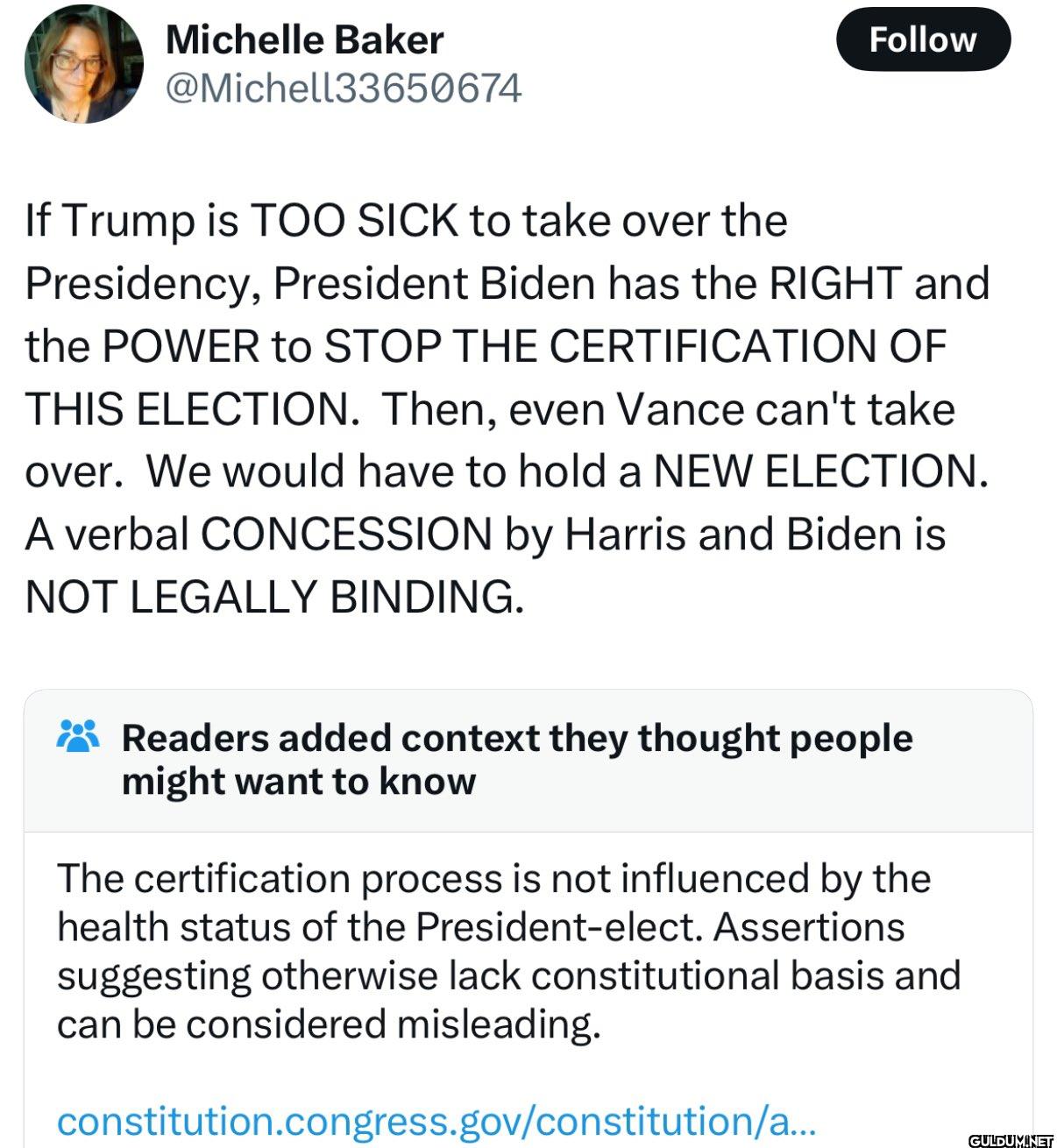 Follow If Trump is TOO...