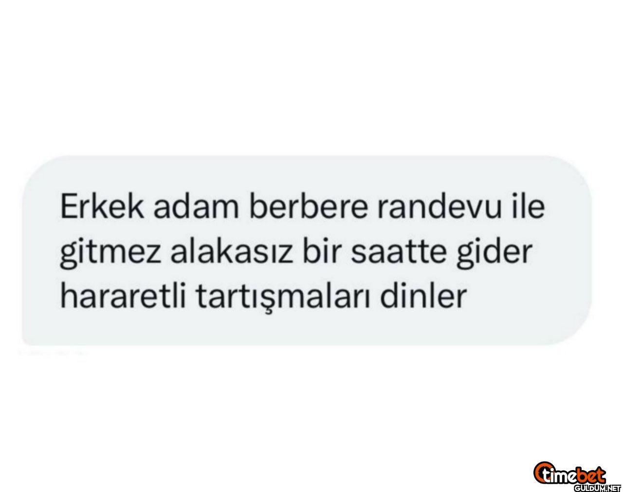 Erkek adam berbere randevu...