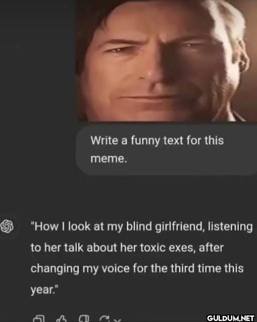 Write a funny text for...