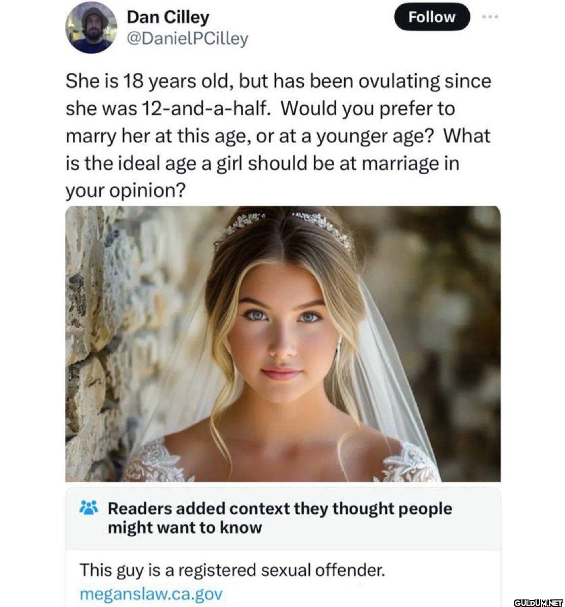Follow She is 18 years...