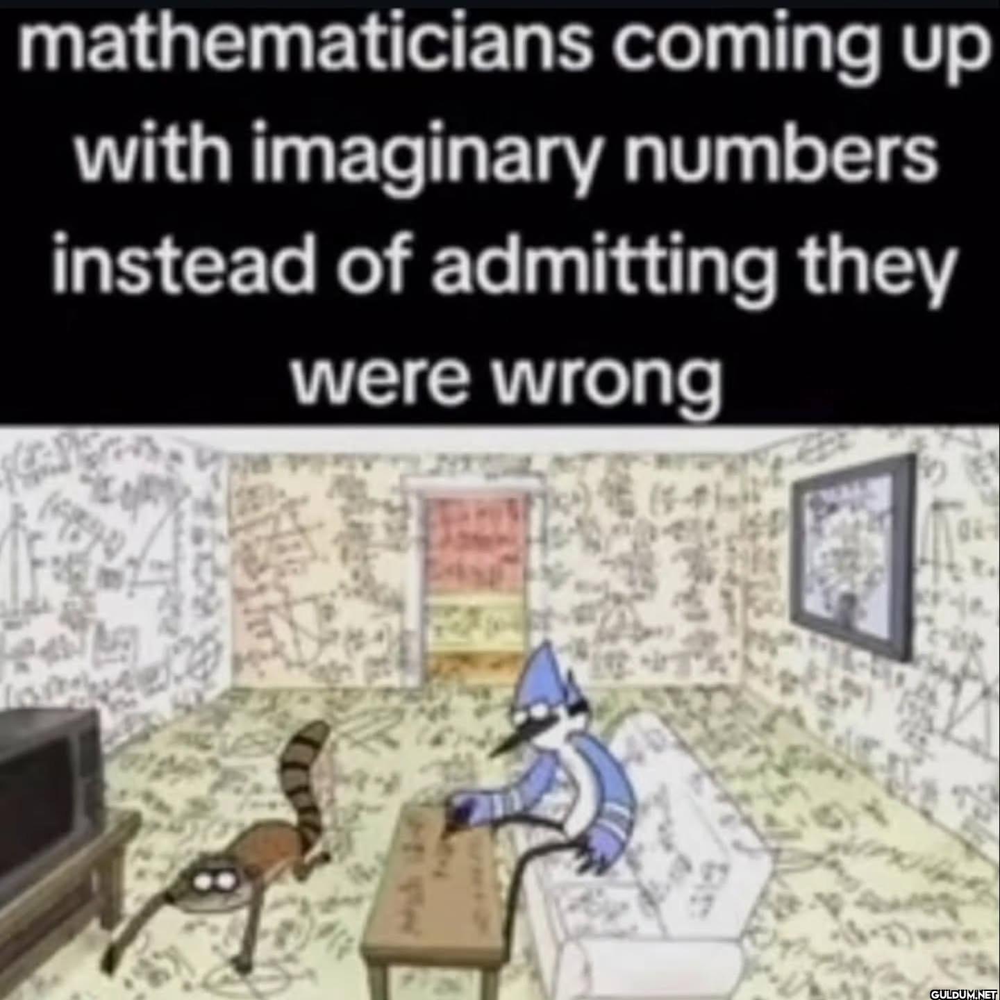 mathematicians coming up...