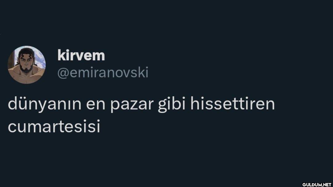 dünyanın en pazar gibi...