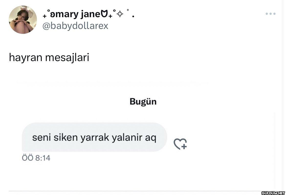 hayran mesajlari Bugün...