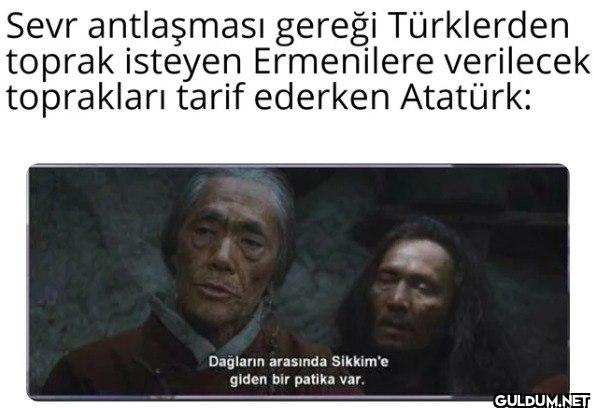 Sevr antlaşması gereği...