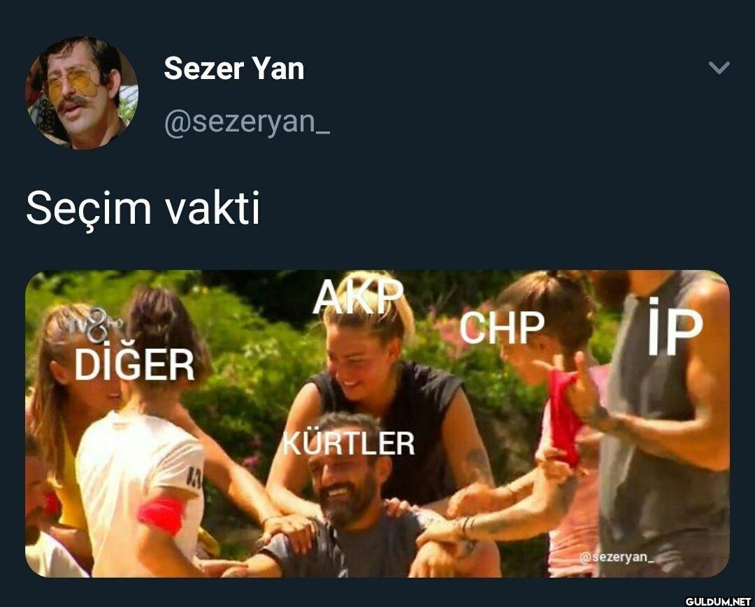 Seçim vakti AKP DİĞER...
