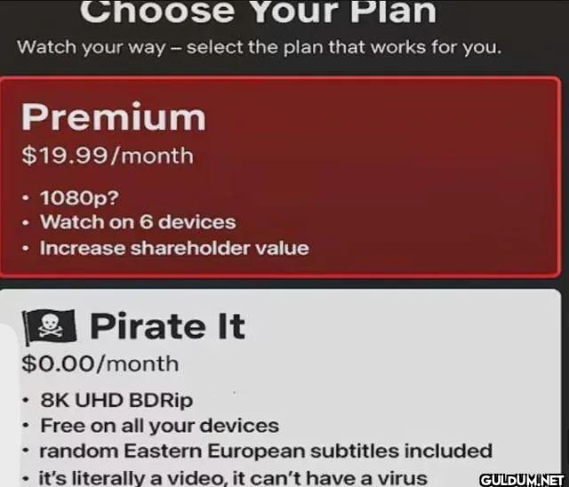 Choose Your Plan Watch...