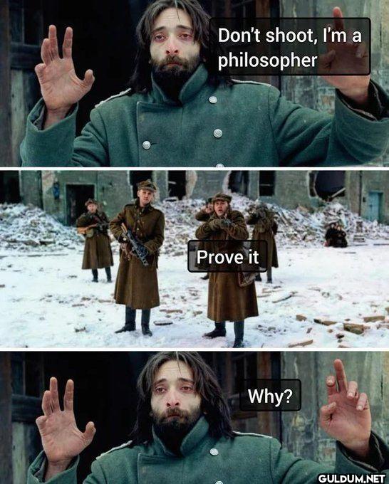 Don't shoot, I'm a...