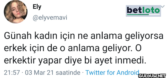 Günah kadın için ne anlama...