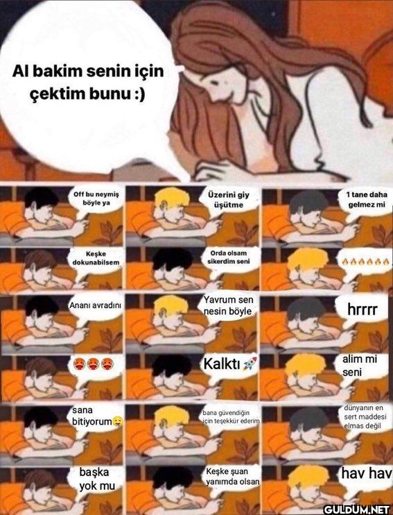 Al bakim senin için çektim...