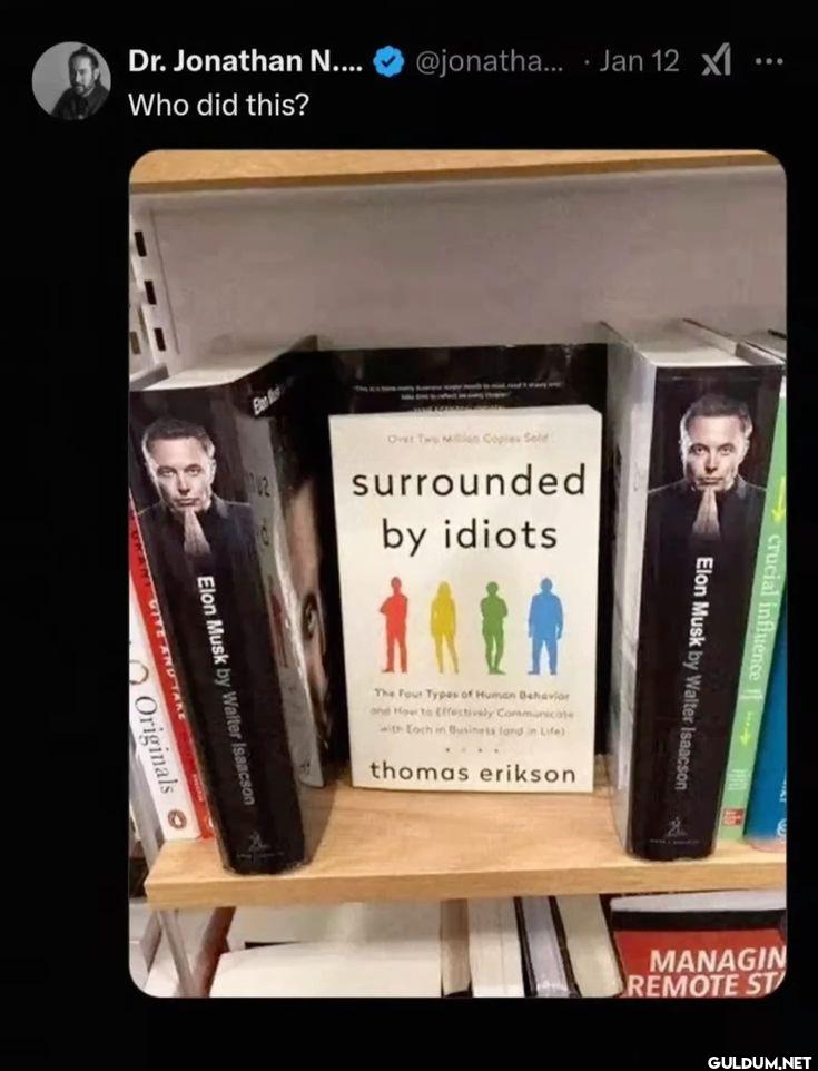 Who did this? Eon Musk by...