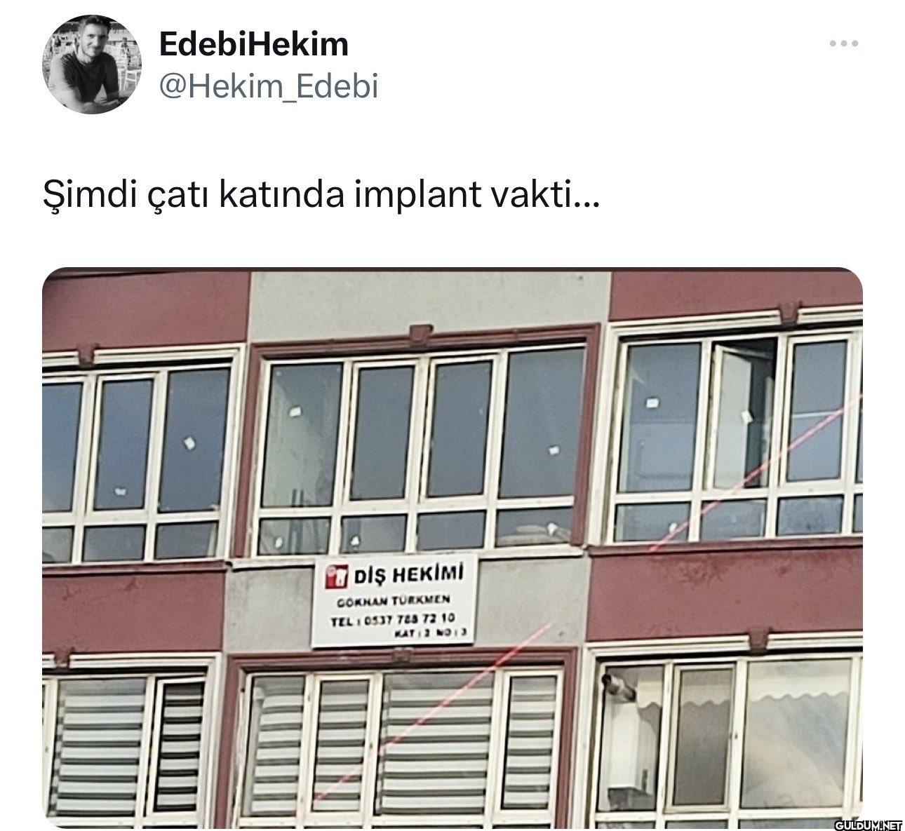 Edebi Şimdi çatı katında...