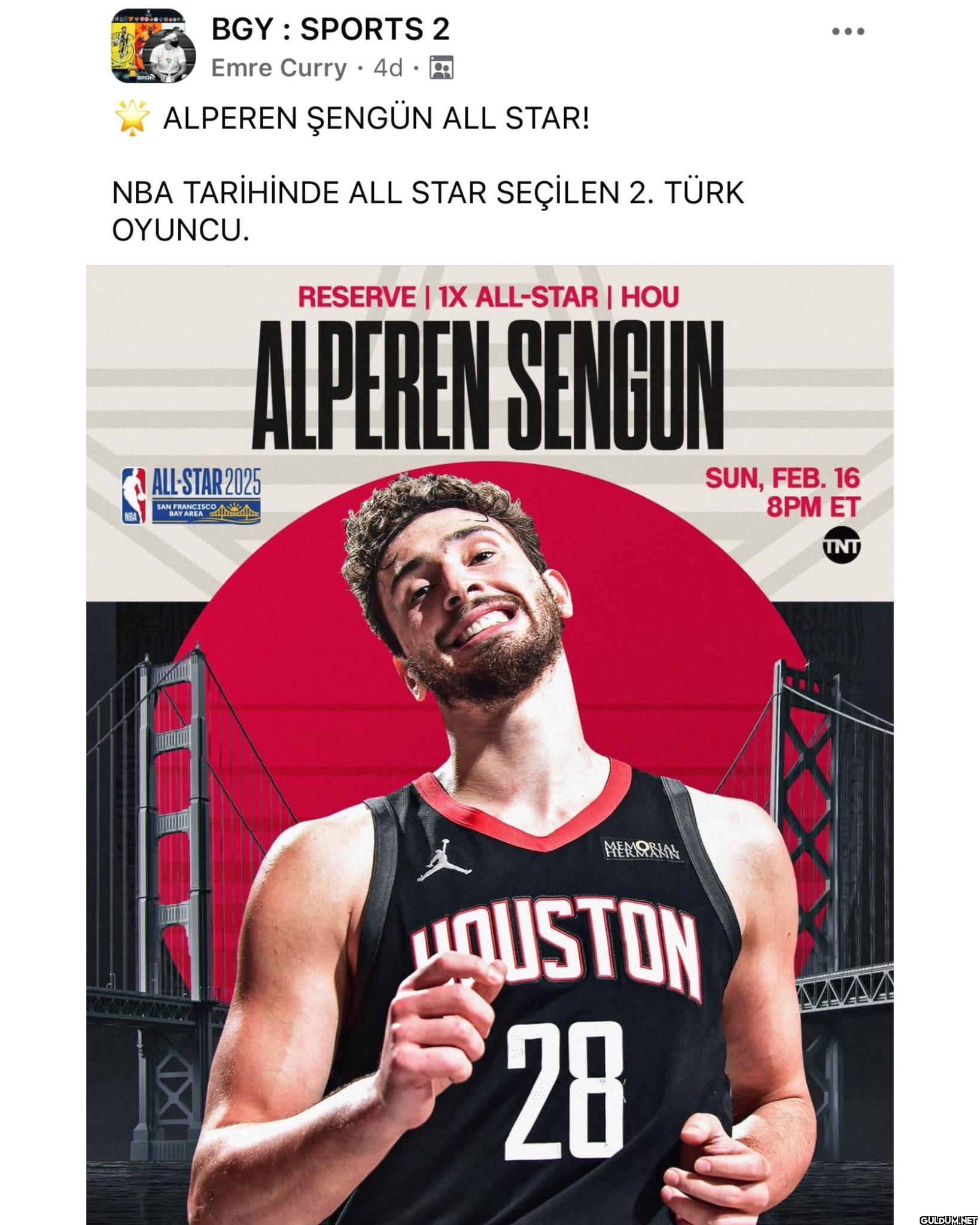 ALPEREN ŞENGÜN.    BGY:...