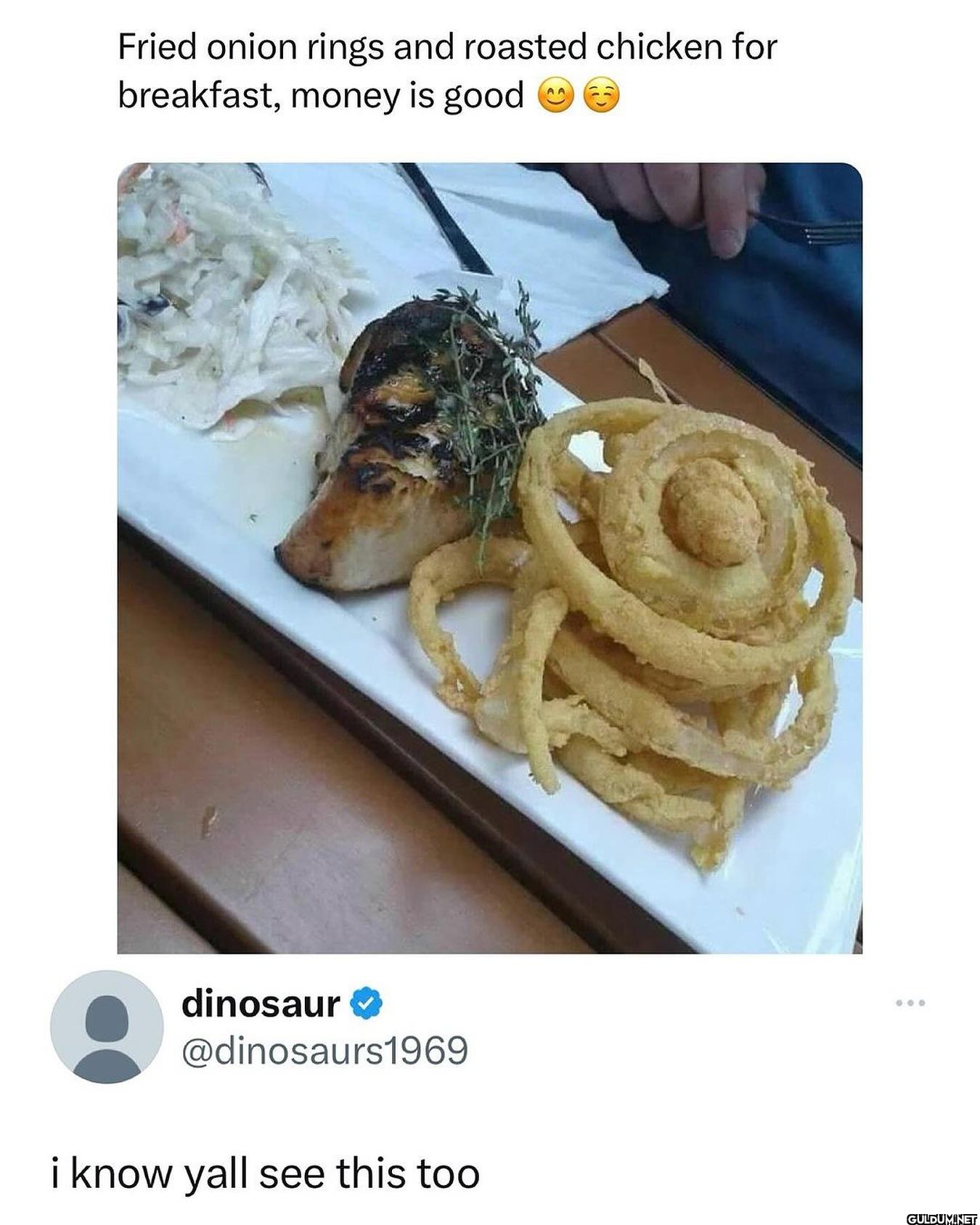 Wait a min    Fried onion...