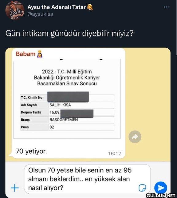 Gün intikam günüdür...