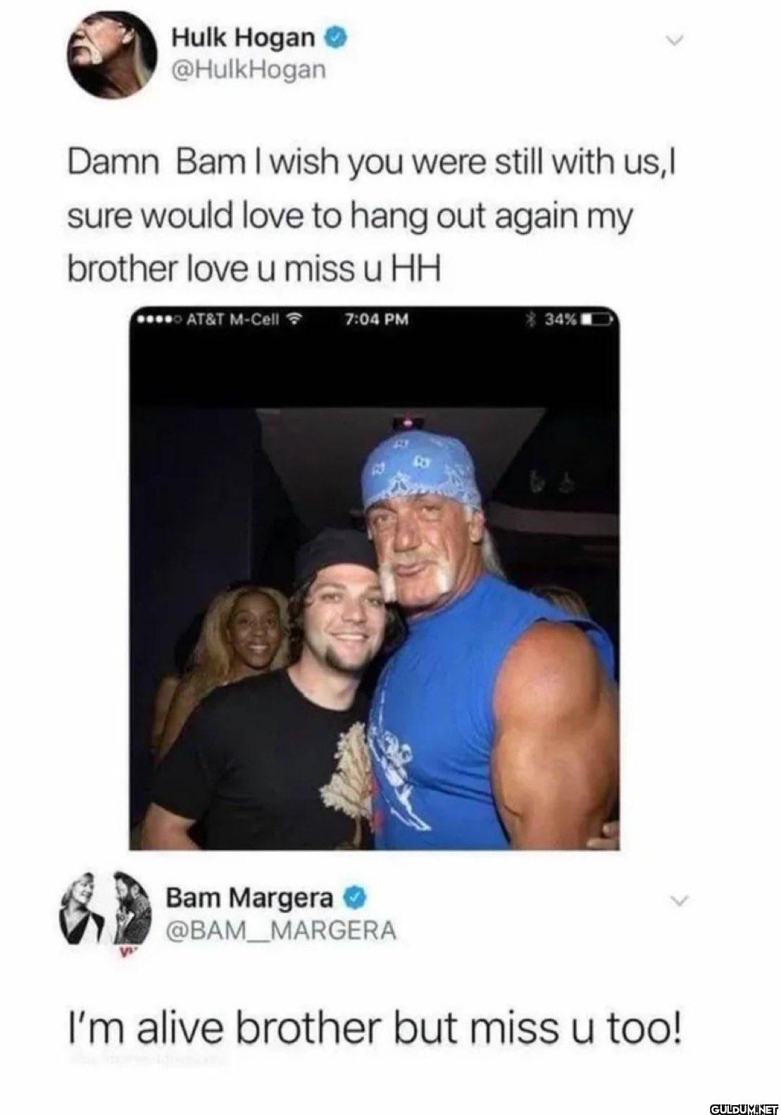 Hogan Damn Bam I wish you...