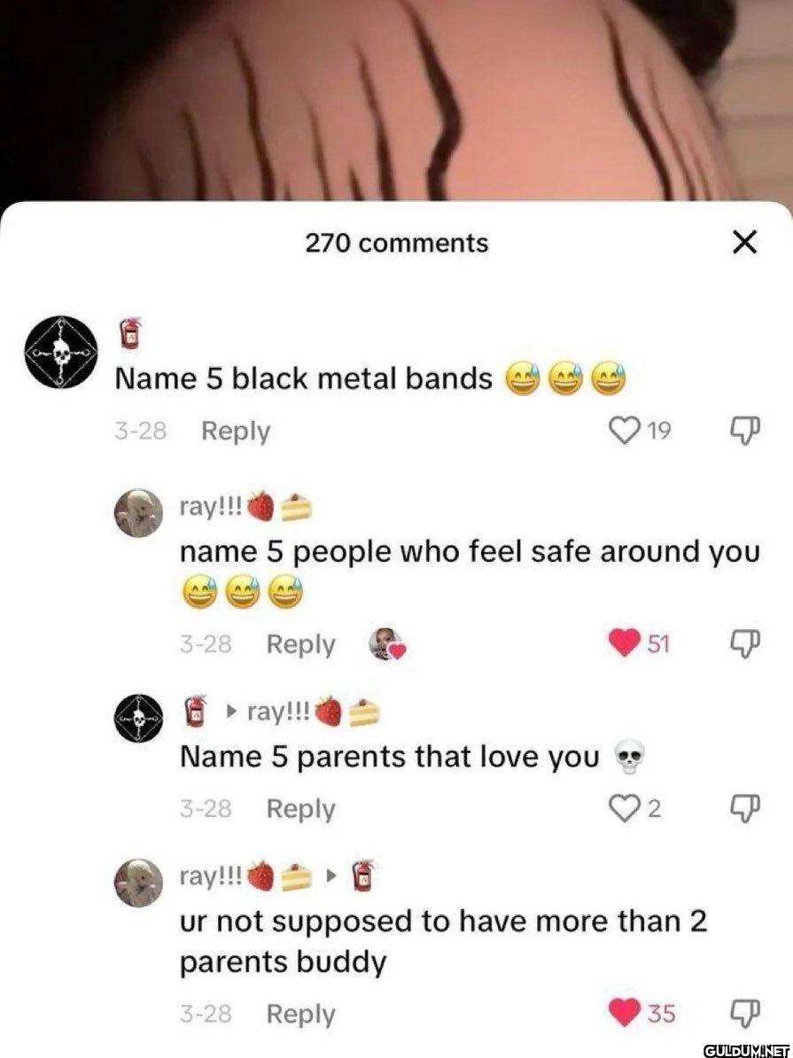 270 comments Name 5 black...