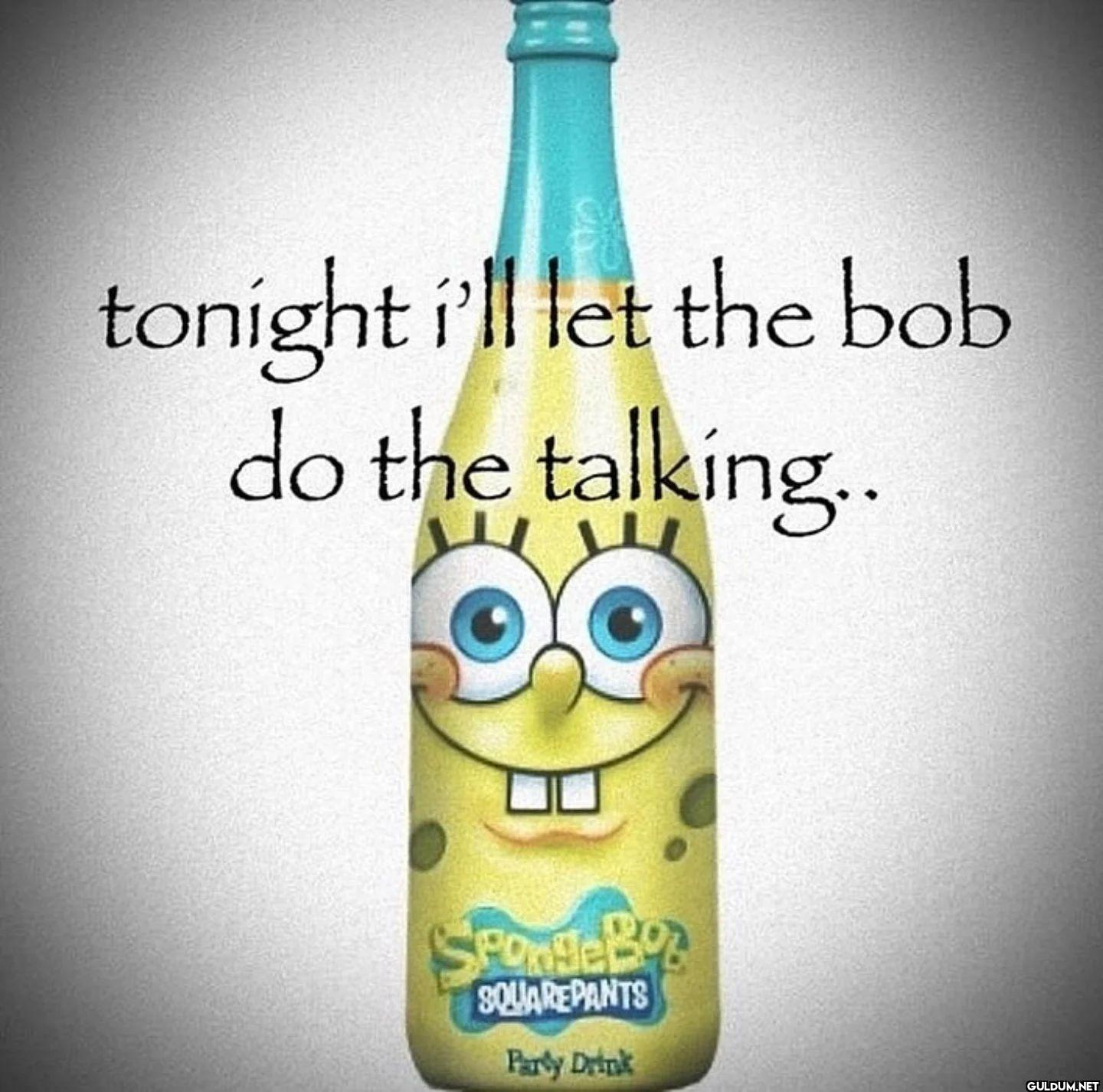 tonight i'll let the bob...
