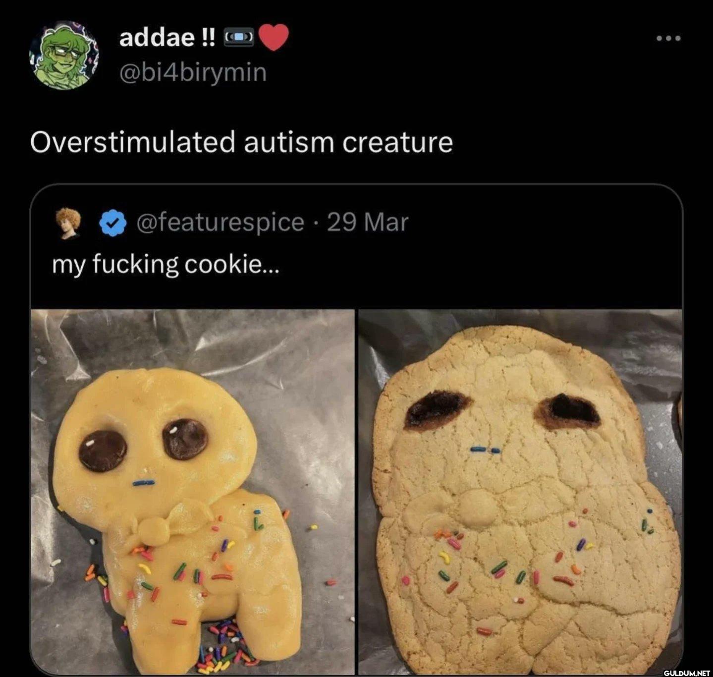 he had an allergic...