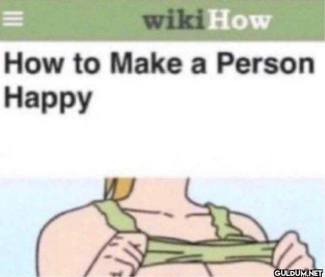 wikiHow How to Make a Person Happy