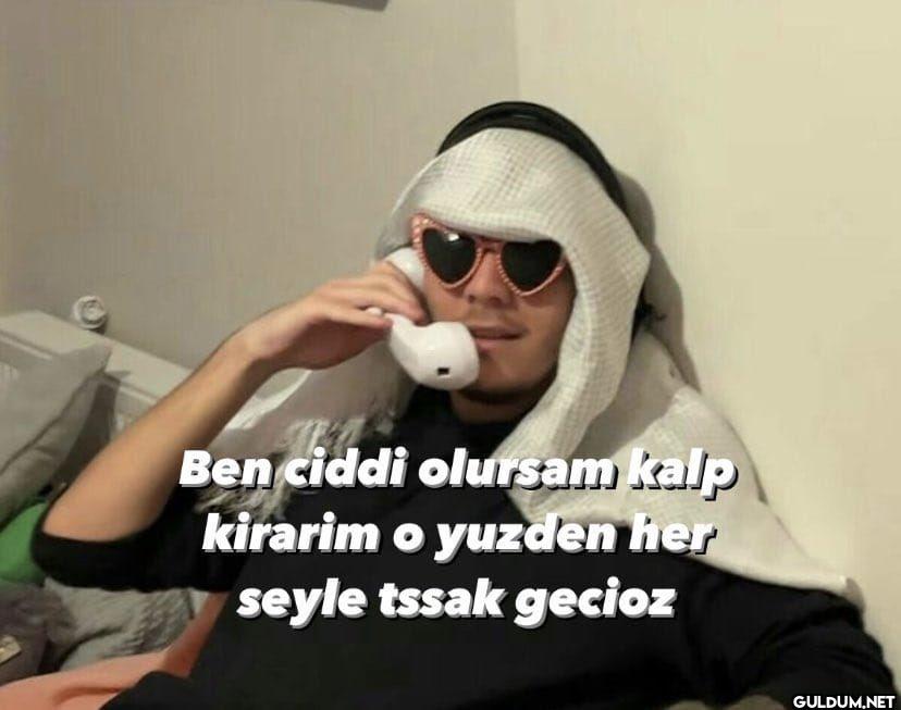 Ben ciddi olursam kalp...