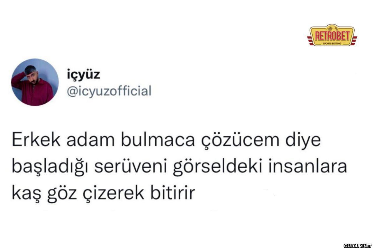 Erkek adam bulmaca çözücem...