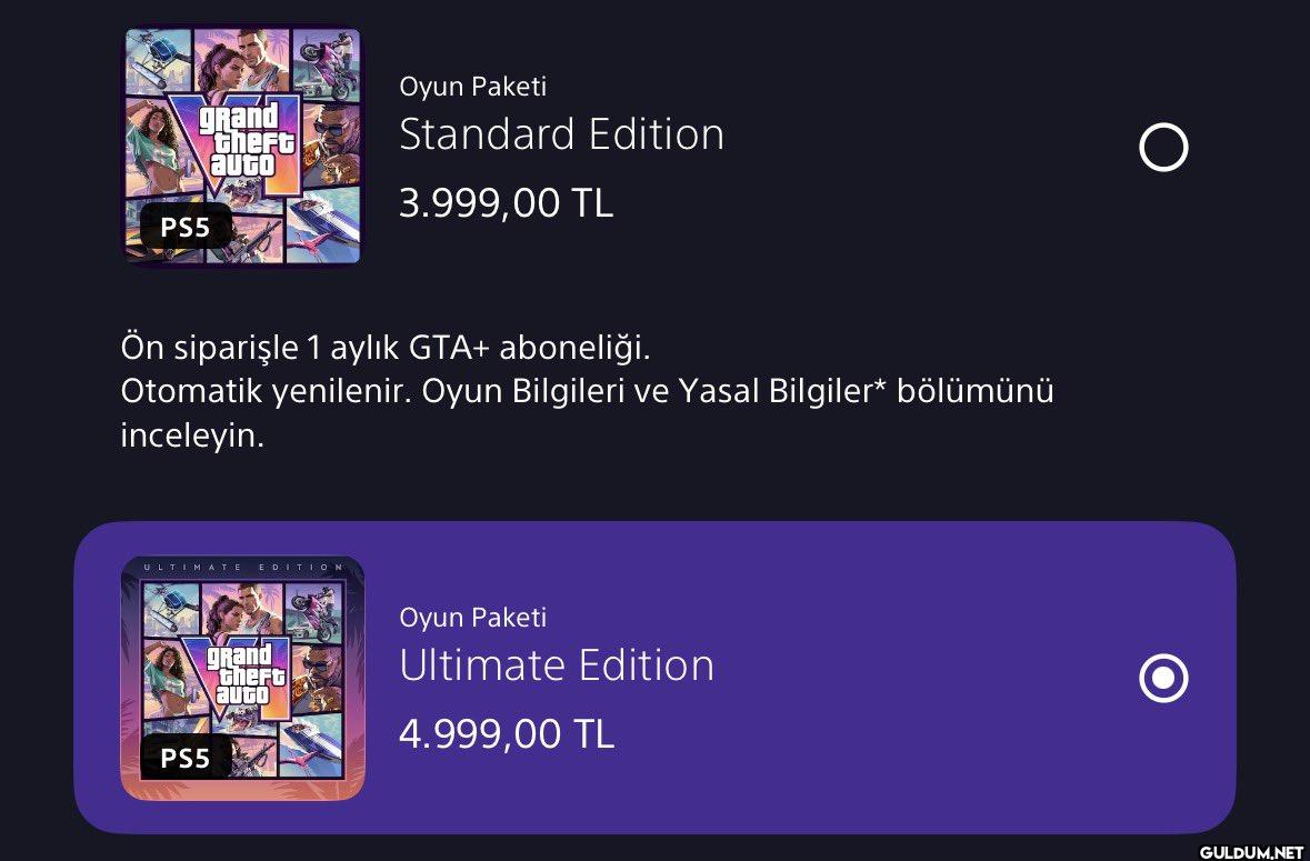Standart ve Ultimate...