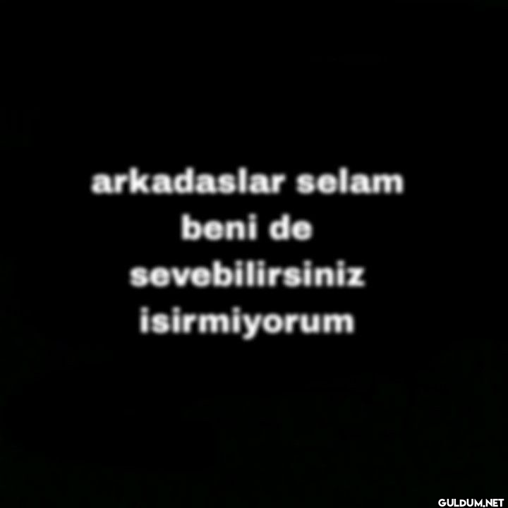arkadaslar selam beni de...