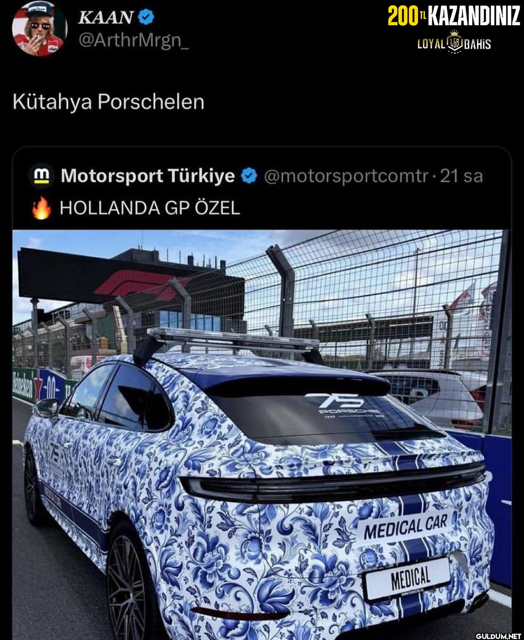 Kütahya Porschelen 200TL...