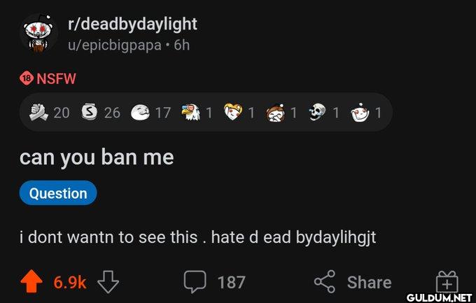 r/deadbydaylight...