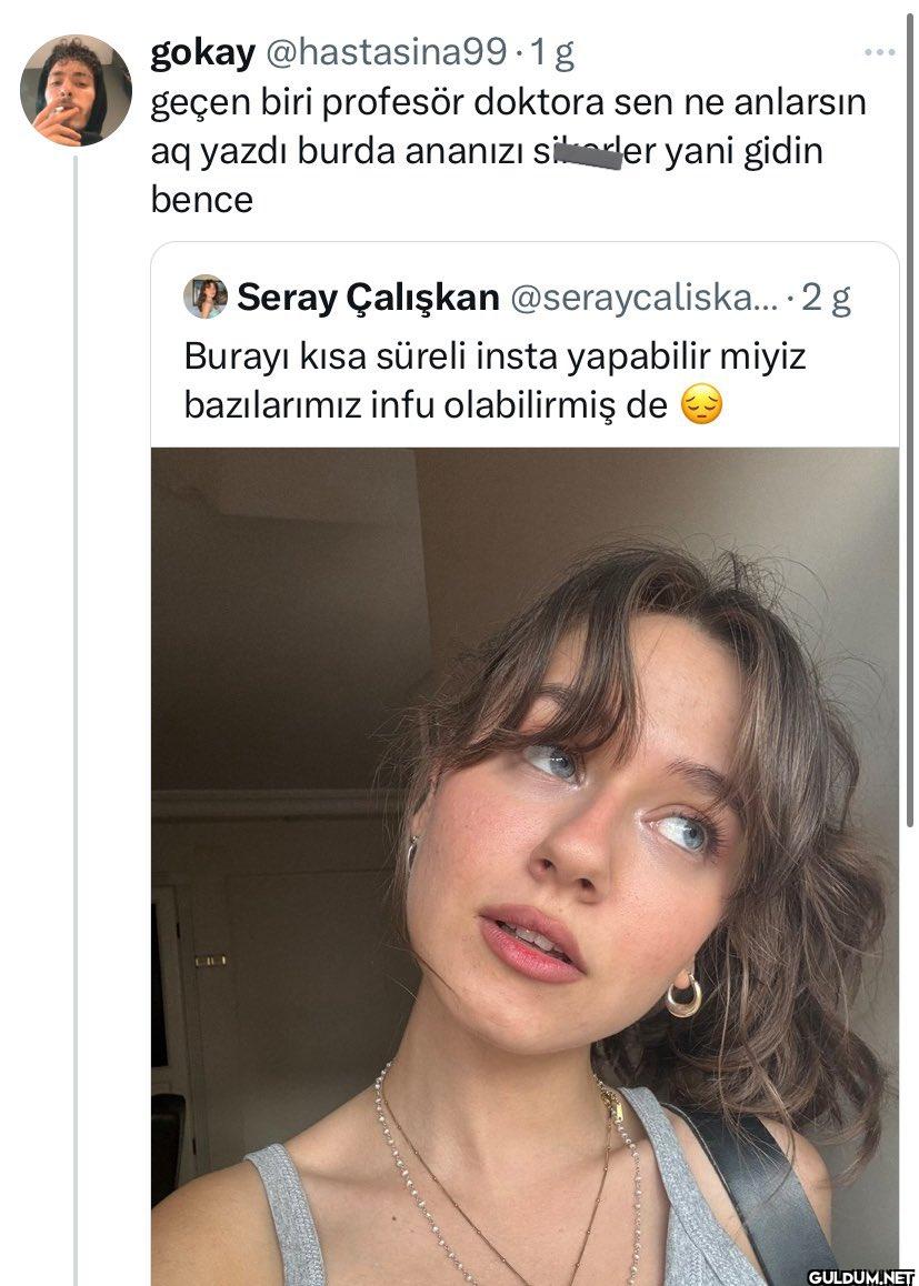 geçen biri profesör...