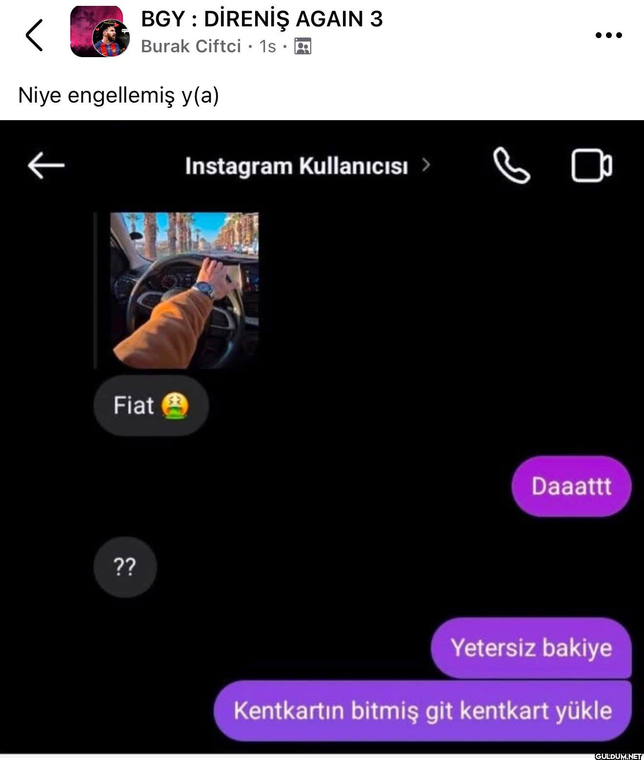 ‘’ Yetersiz bakiye ‘’    く...