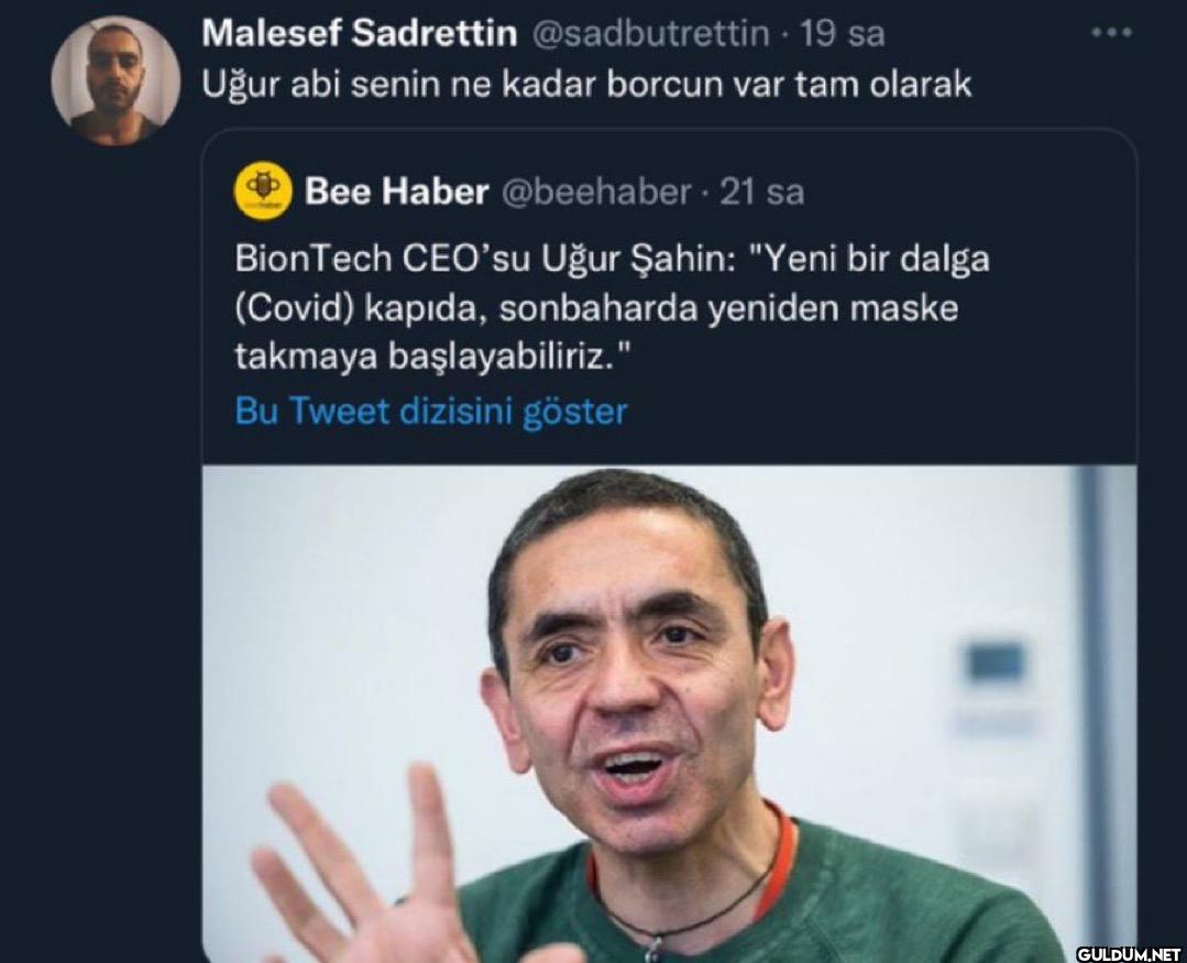 19 sa Uğur abi senin ne...