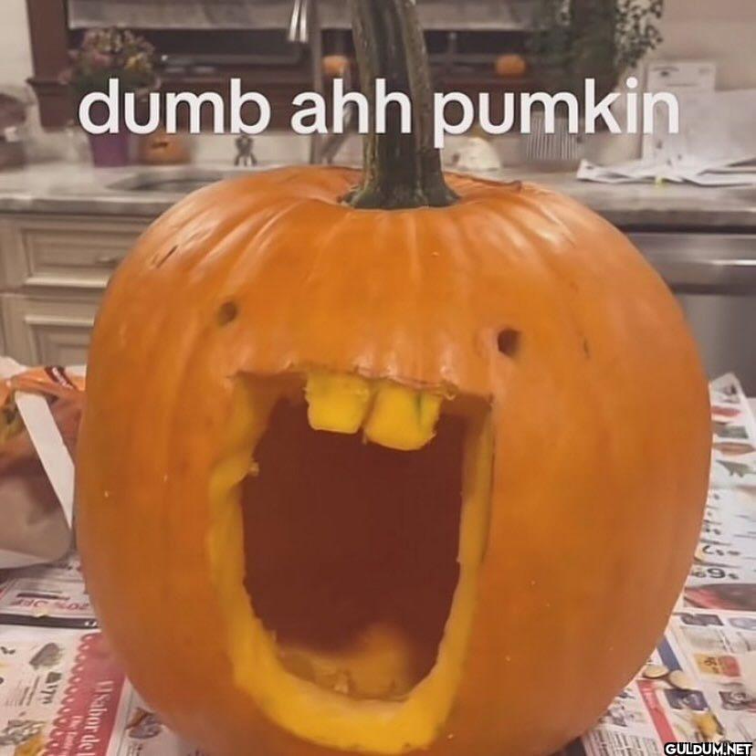 dumb ahh pumkin