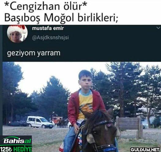 *Cengizhan ölür* Başıboş...