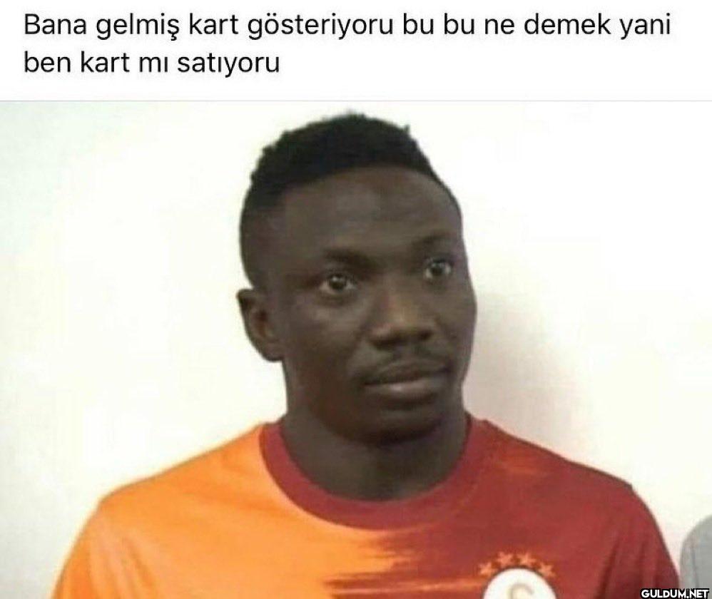 Bana gelmiş kart...