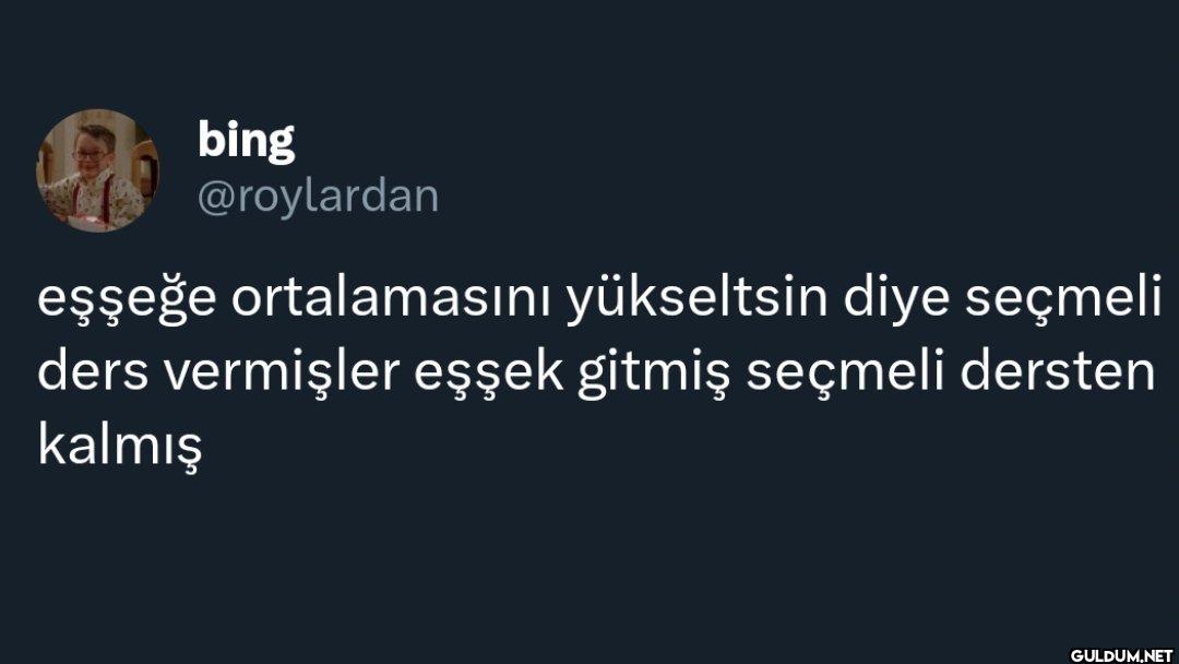 eşşeğe ortalamasını...