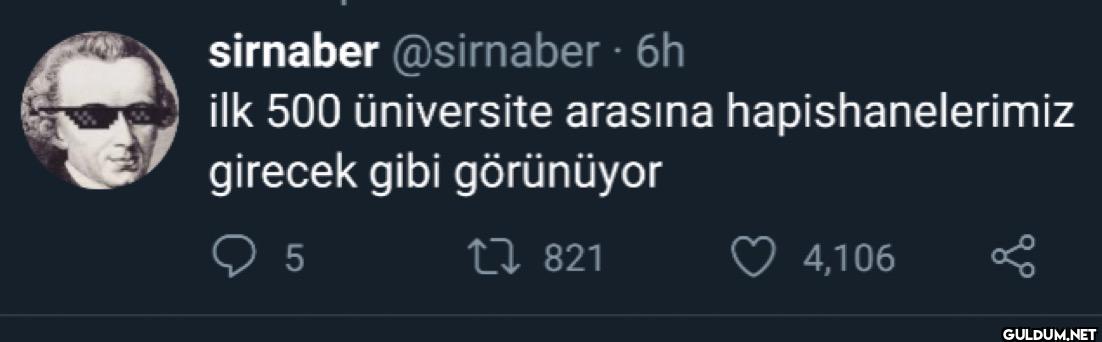 - 6h ilk 500 üniversite...