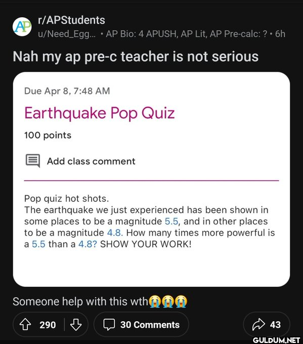 AP r/APStudents...