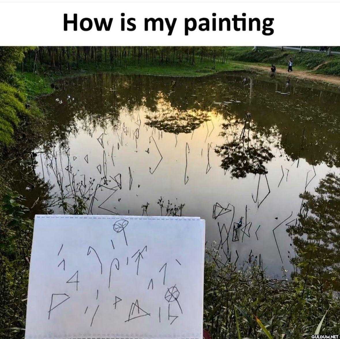 How is my painting
