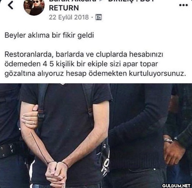 RETURN 22 Eylül 2018 · A...