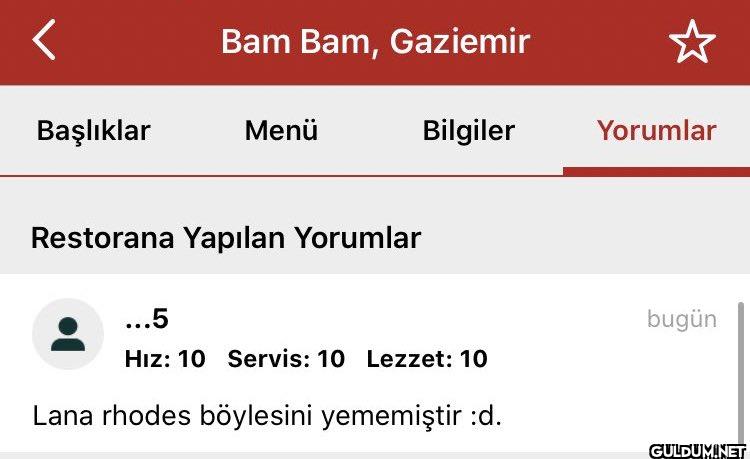 Bam Bam, Gaziemir...