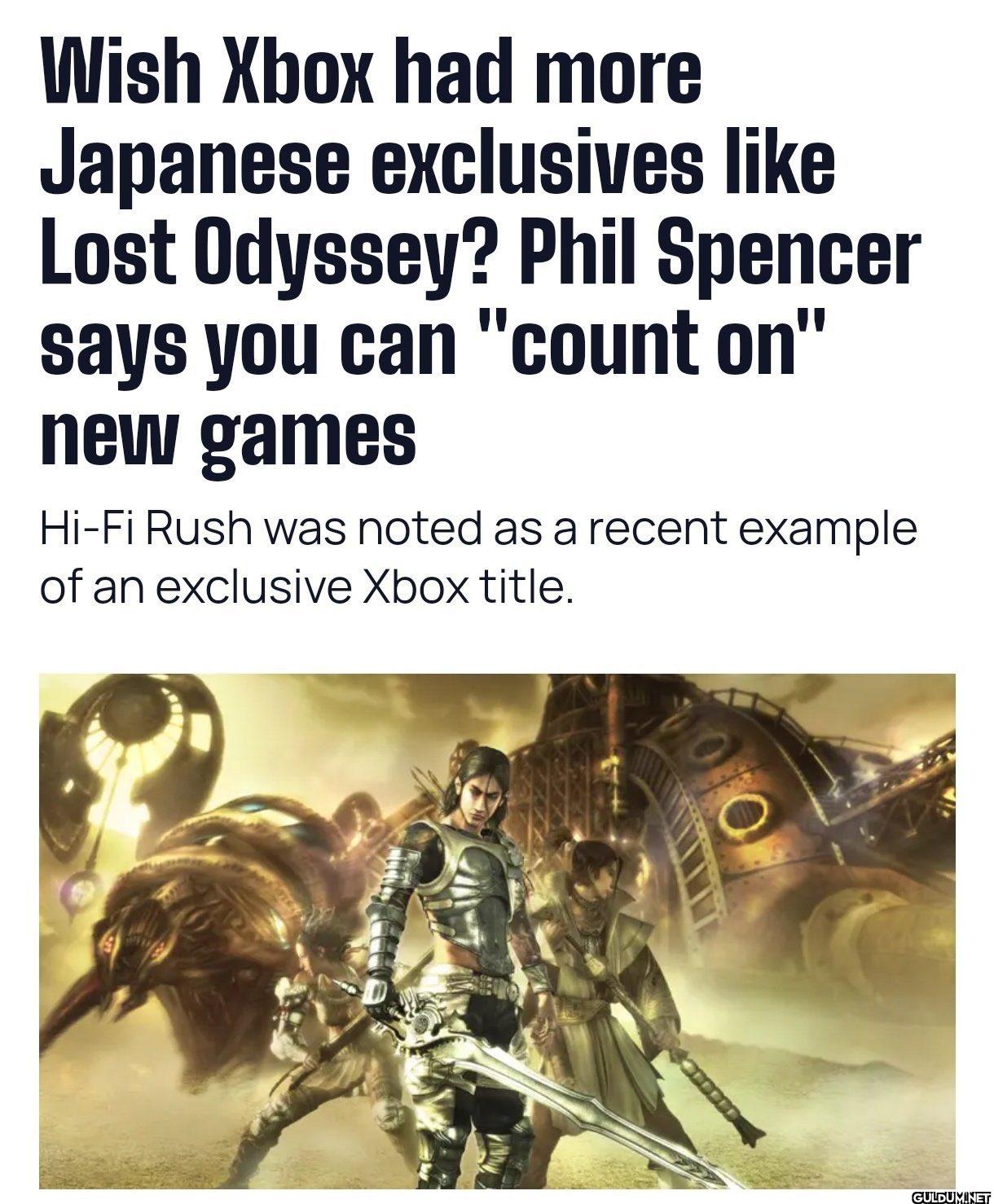 Wish Xbox had more...